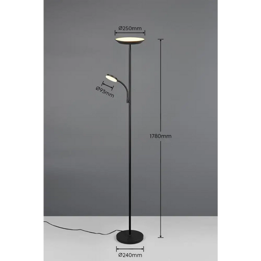 LED ЛАМПИОН SPECTER 17W МЕТ ЧЕРЕН RL