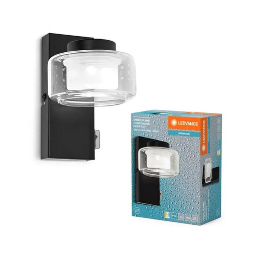 LED ЛАМПА ORBIS FLAME 5.5W CLICK CCT IP44 BLACK LEDVANCE