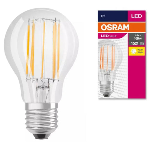 LED ЛАМПА VALUE FILAMENT CLA100 1520lm/827 E27 LEDVANCE