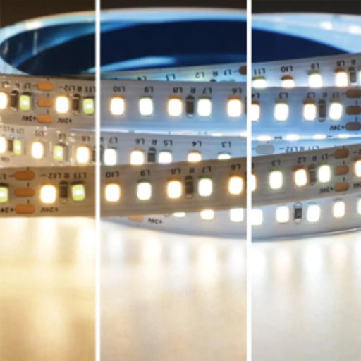 LED ЛЕНТА 2835 24V DC 15W/M CCT IP68