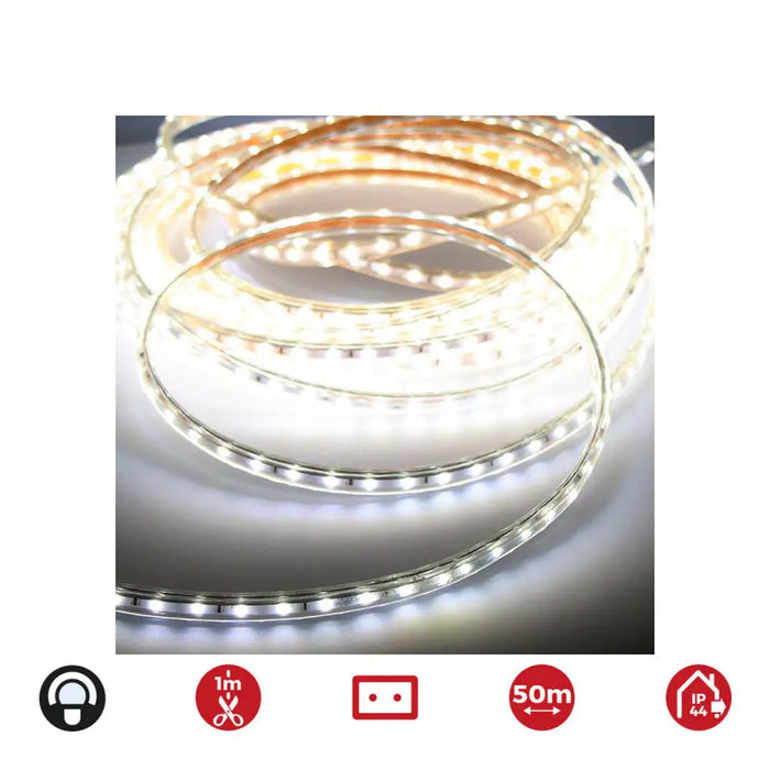 LED ленти EDM 72700 4,2 W x 1 m 50 m Студена светлина 6400