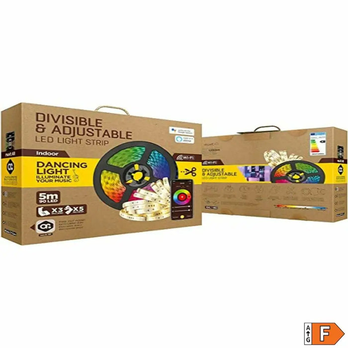 LED ленти Muvit MIOLST002 5 m Черен Многоцветен Златен F