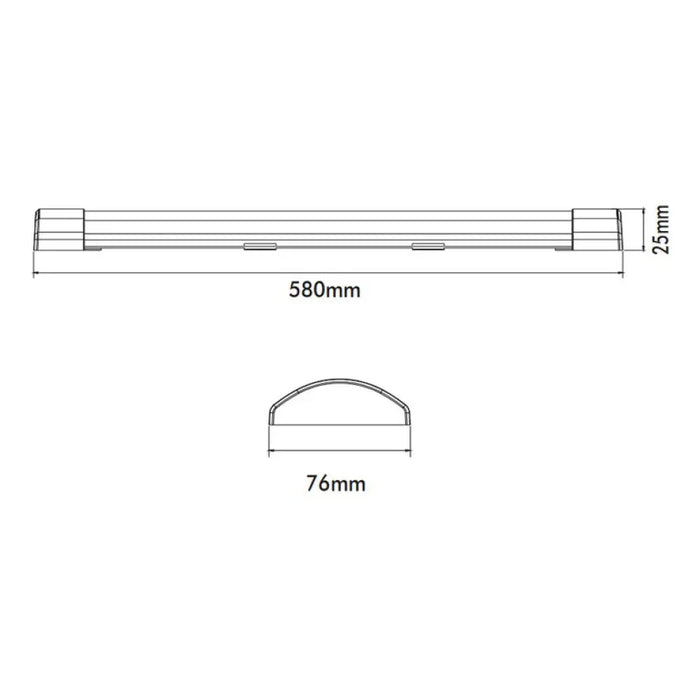 LED ЛИНЕЙНО ТЯЛО 18W 6000K 1836LM 60CM VITO FIT-A