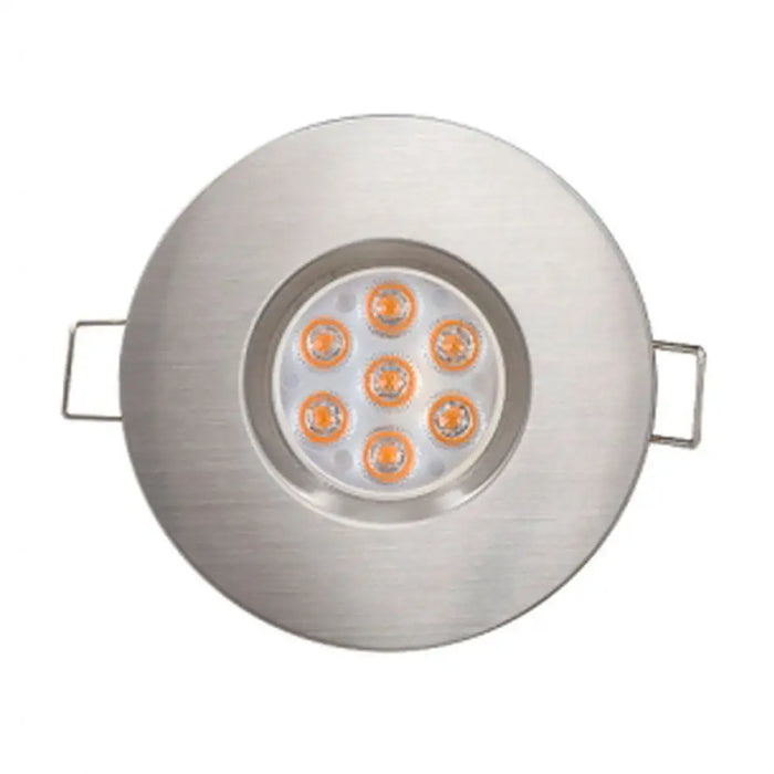 LED ЛУНА КРЪГ 6.5W 600LM 4200K IP44 НИКЕЛ ULTRALUX