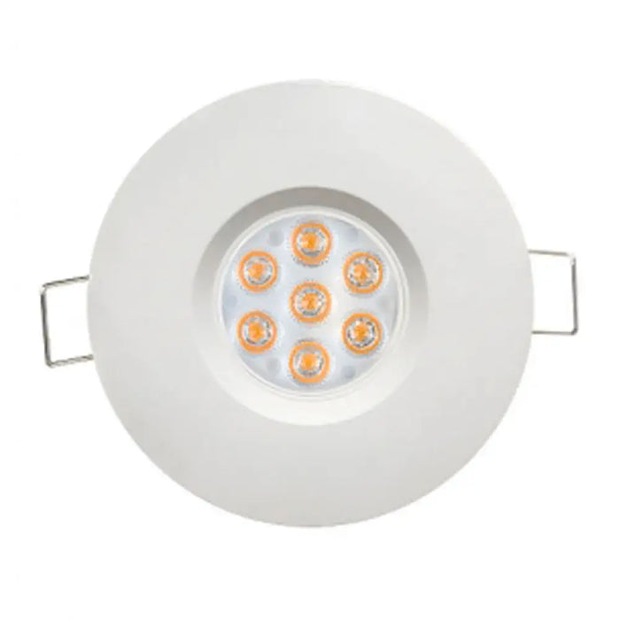 LED ЛУНА КРЪГ 6.5W 600LM 2700K IP44 БЯЛА ULTRALUX