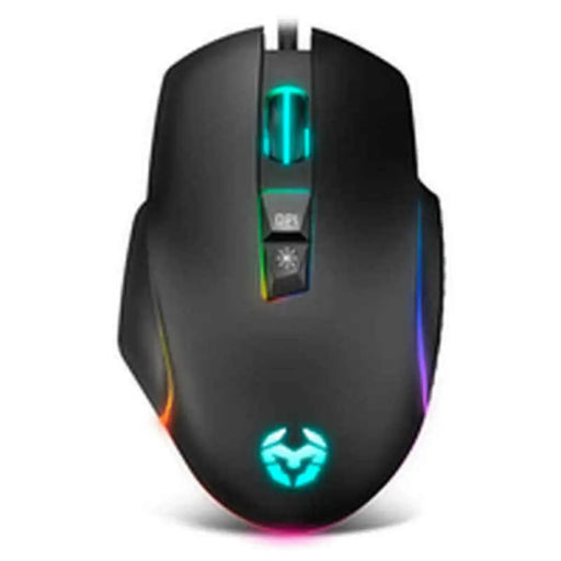 LED мишка за игра Krom NXKROMKEOS Черен 6400 dpi