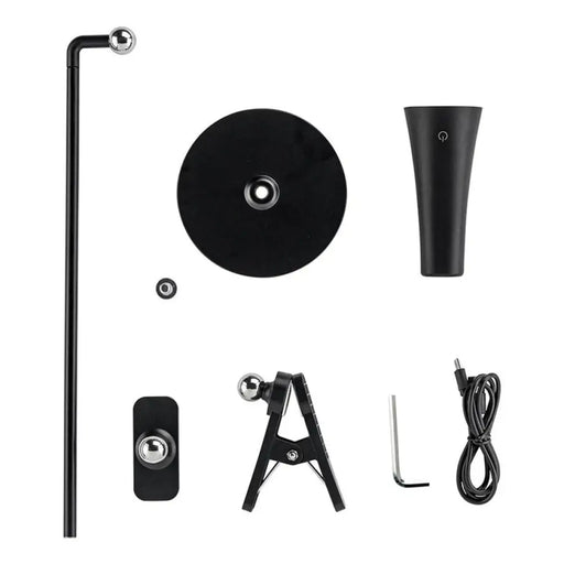 LED НАСТОЛНА ЛАМПА 3W 4000K МАГНИТНА ЧЕРНА OMNIA FLEXY