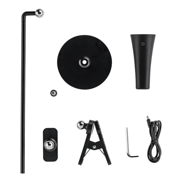 LED НАСТОЛНА ЛАМПА 3W 4000K МАГНИТНА ЧЕРНА OMNIA FLEXY