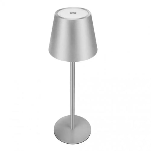 LED НАСТОЛНА ЛАМПА NOTO IP44 СРЕБЪРНА