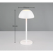 LED НАСТОЛНА ЛАМПА RICARDO SMD 1.7W БЯЛ