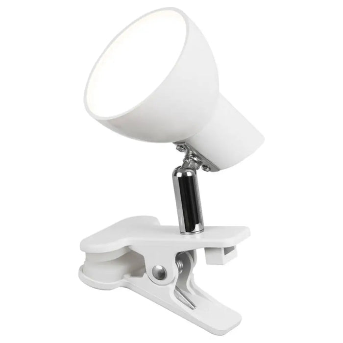 LED НАСТОЛНА ЛАМПА С ЩИПКА 5W 360LM 3K БЯЛА RABALUX NOAH