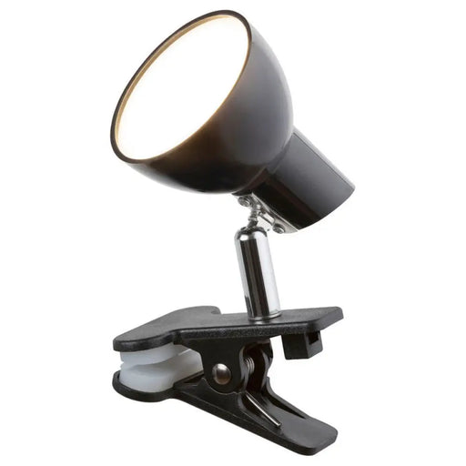 LED НАСТОЛНА ЛАМПА С ЩИПКА 5W 360LM 3K ЧЕРНА RABALUX NOAH