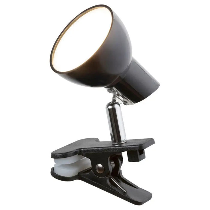 LED НАСТОЛНА ЛАМПА С ЩИПКА 5W 360LM 3K ЧЕРНА RABALUX NOAH