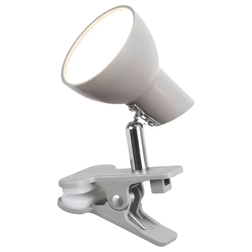 LED НАСТОЛНА ЛАМПА С ЩИПКА 5W 360LM 3K СИВА RABALUX NOAH