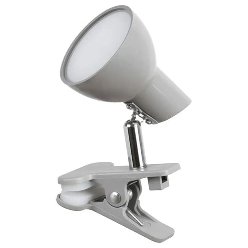 LED НАСТОЛНА ЛАМПА С ЩИПКА 5W 360LM 3K СИВА RABALUX NOAH