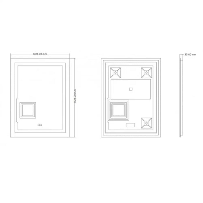 LED ОГЛЕДАЛО СОФИЯ INTER CERAMIC 1899