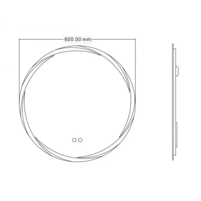 LED ОГЛЕДАЛО ЗА БАНЯ ELENE INTER CERAMIC 1944