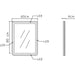 LED ОГЛЕДАЛО ЗА БАНЯ 60X80 VICARD ЛИСАБОН