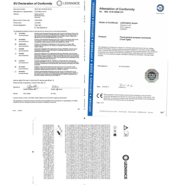 LED ОСВЕТИТЕЛНО ТЯЛО TRACK SP D75 25W/3000K 90RA NFL