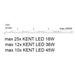 LED ОСВ.ТЯЛО KENT 36W 3060LM IP65 120СМ