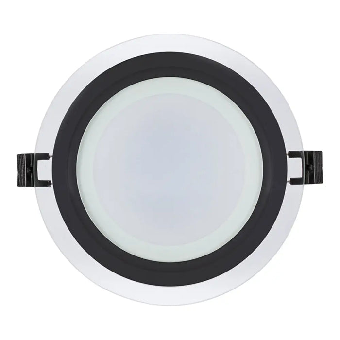 LED ПАНЕЛ 12W 4200K IP44 ЧЕРЕН СТЪКЛО ULTRALUX