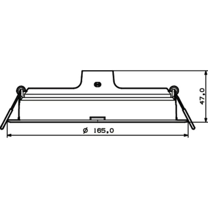 LED ПАНЕЛ КРЪГ 16.5W 1750LM 6500K 16.5CM PHILIPS