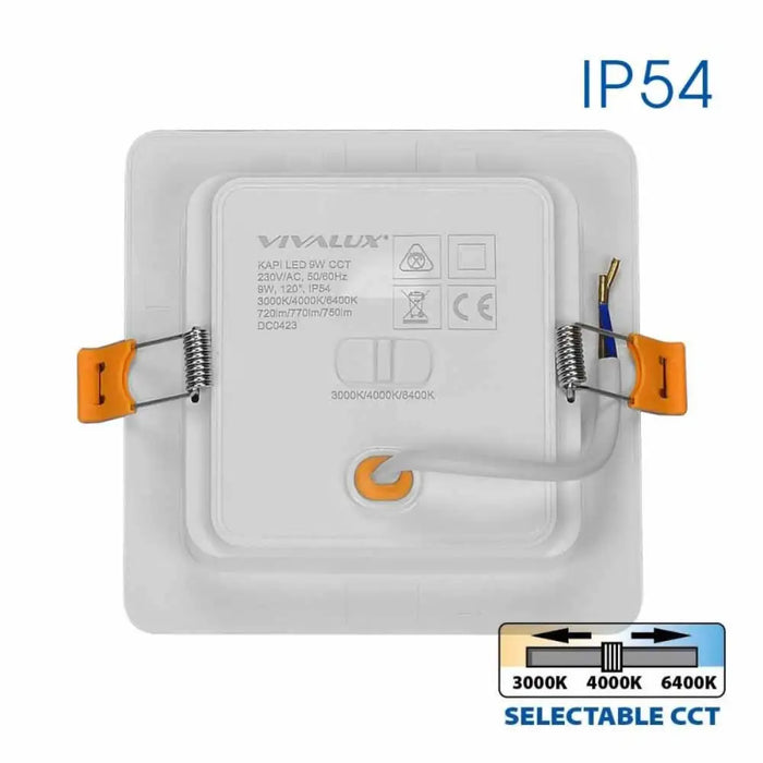 LED ПАНЕЛ KAPI 9W IP54 CCT