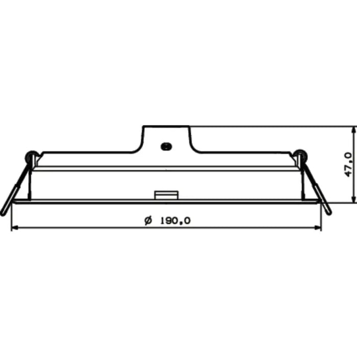 LED ПАНЕЛ КРЪГ 20W 2200LM 6500K 19CM PHILIPS
