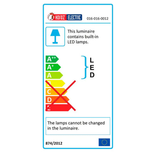 LED ПАНЕЛ КРЪГ СТЪКЛО 12W SMD 3000K Ф160MM HOROZ CLARA