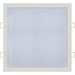 LED ПАНЕЛ КВАДРАТ 24W SMD 6400K 300X300MM HOROZ SLIM/SQ-24