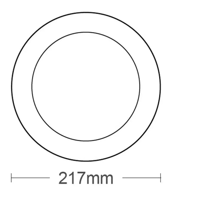 LED ПАНЕЛ 18W 6000K 1980LM Ф217ММ ВЪНШЕН VITO