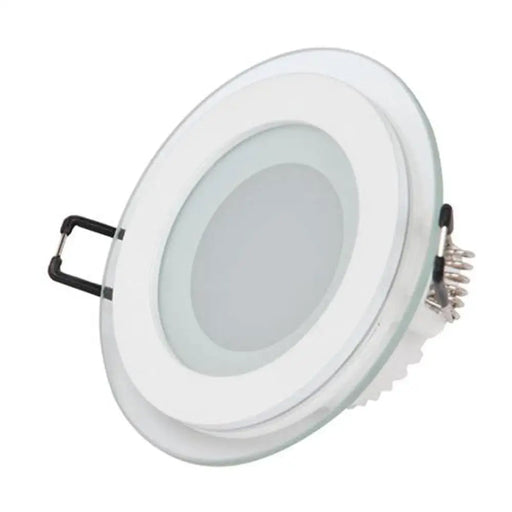 LED ПАНЕЛ КРЪГ СТЪКЛО 6W SMD 6400K Ф96MM HOROZ CLARA