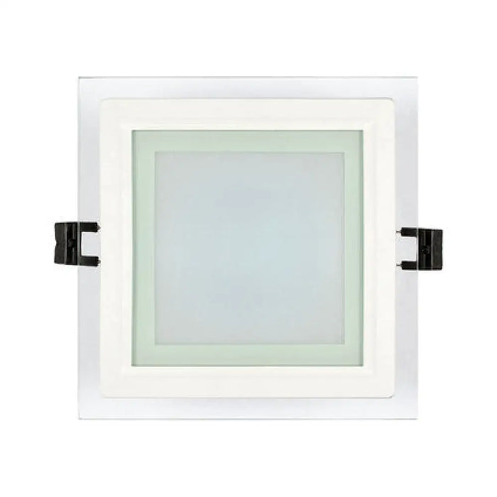 LED ПАНЕЛ КВАДРАТ СТЪКЛО 6W 4200K IP44 97MM ULTRALUX