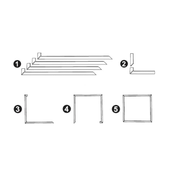 LED ПАНЕЛ РАМКА 60X60CM 48W 4800LM 6000K OPTONICA