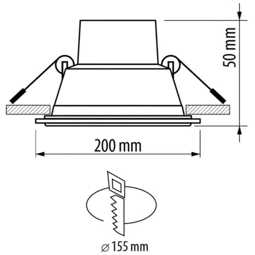 LED ПАНЕЛ СТЪКЛО 18W 4200K IP ULTRALUX