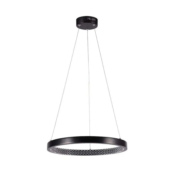 LED ПЕНДЕЛ 19W 4000K 40CM КРИСТАЛ ЧЕРЕН V-TAC