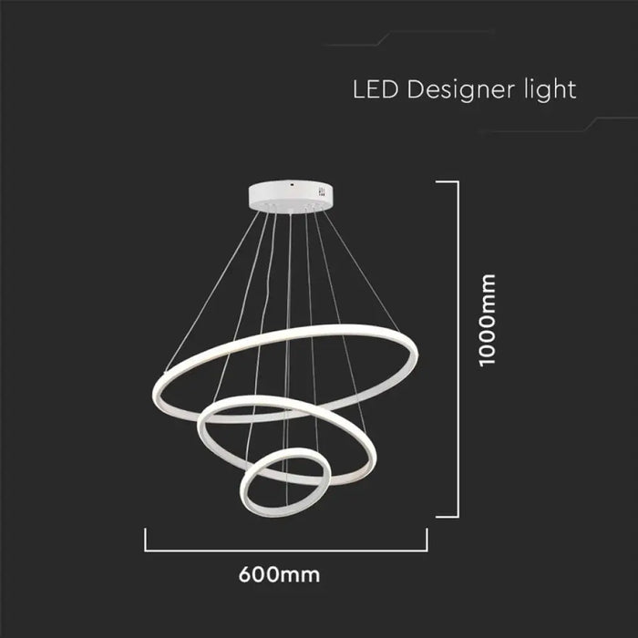 LED ПЕНДЕЛ 32W 3000K V-TAC