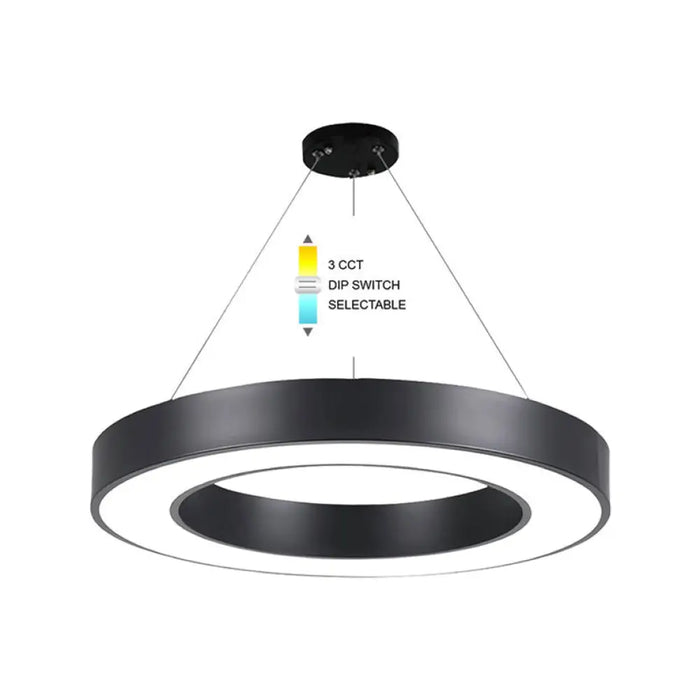 LED ПЕНДЕЛ 45W 3000-6000K 3600LM С КЛЮЧ ЧЕРЕН VITO FINESSE