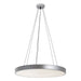 LED ПЕНДЕЛ 36W 4000K СРЕБРО 40CM 2550LM RABALUX TESIA