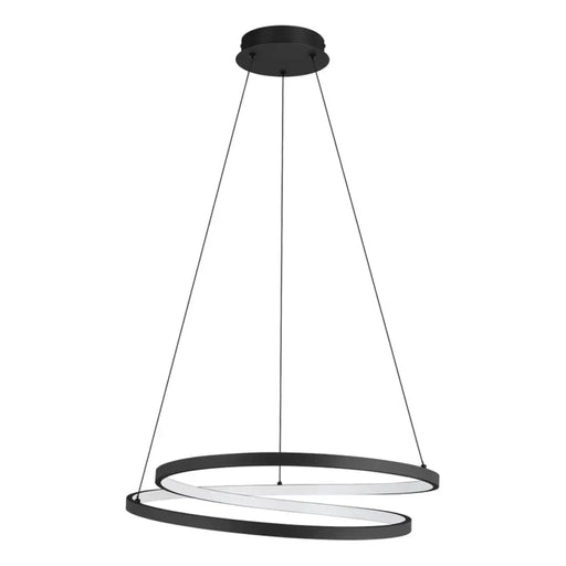 LED ПЕНДЕЛ 37W 3000K 4800LM ЧЕРЕН EGLO RUOTALE