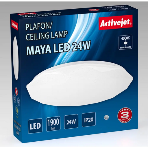 LED плафон Activejet AJE-MAYA 24W