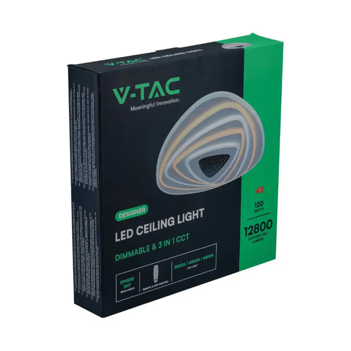 LED ПЛАФОН 120W 3000-6500K Ф50 ДИМИРУЕМ V-TAC