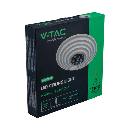 LED ПЛАФОН 125W 3000-6500K Ф50 ДИМИРУЕМ V-TAC