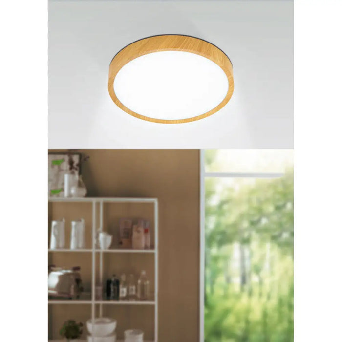LED ПЛАФОН 17.3W 3000K 34CM ДЪРВО EGLO GIGLIO