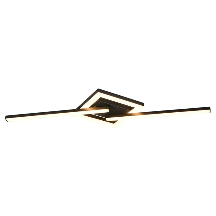 LED ПЛАФОН 17W 1860LM 3000K ЧЕРЕН RL VIALE