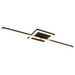 LED ПЛАФОН 17W 1860LM 3000K ЧЕРЕН RL VIALE