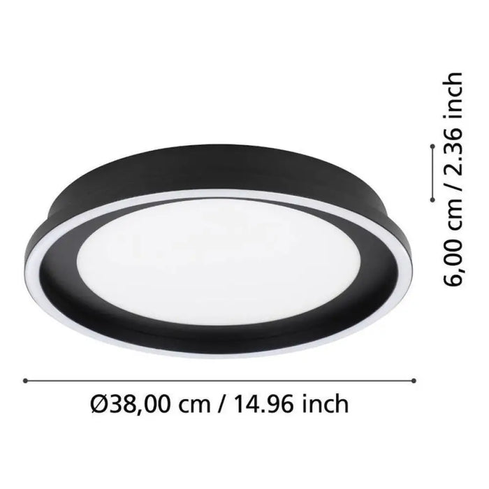 LED ПЛАФОН 21.5W 3000-6500K 38CM EGLO CALAGRANO