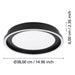 LED ПЛАФОН 21.5W 3000-6500K 38CM EGLO CALAGRANO