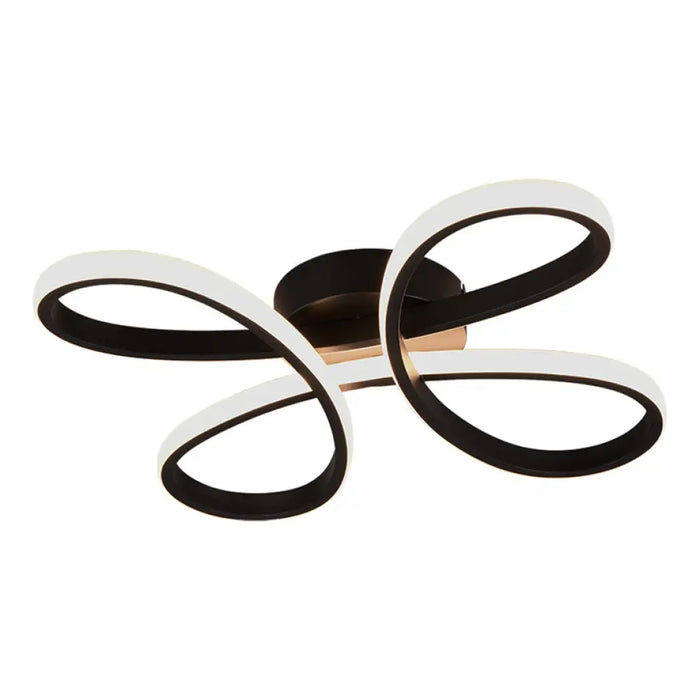 LED ПЛАФОН 22W 2600LM 3000K ЧЕРЕН TRIO FLY