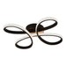 LED ПЛАФОН 22W 2600LM 3000K ЧЕРЕН TRIO FLY
